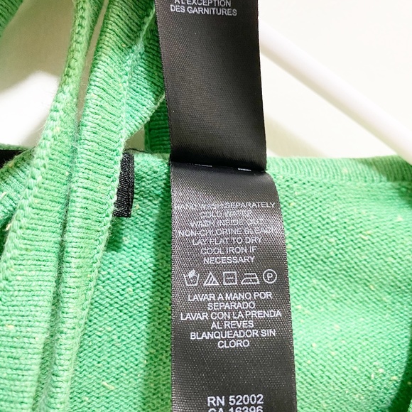 Unique DKNY Terry Knit Long Sleeve Crop Wrap Top S - Picture 7 of 14